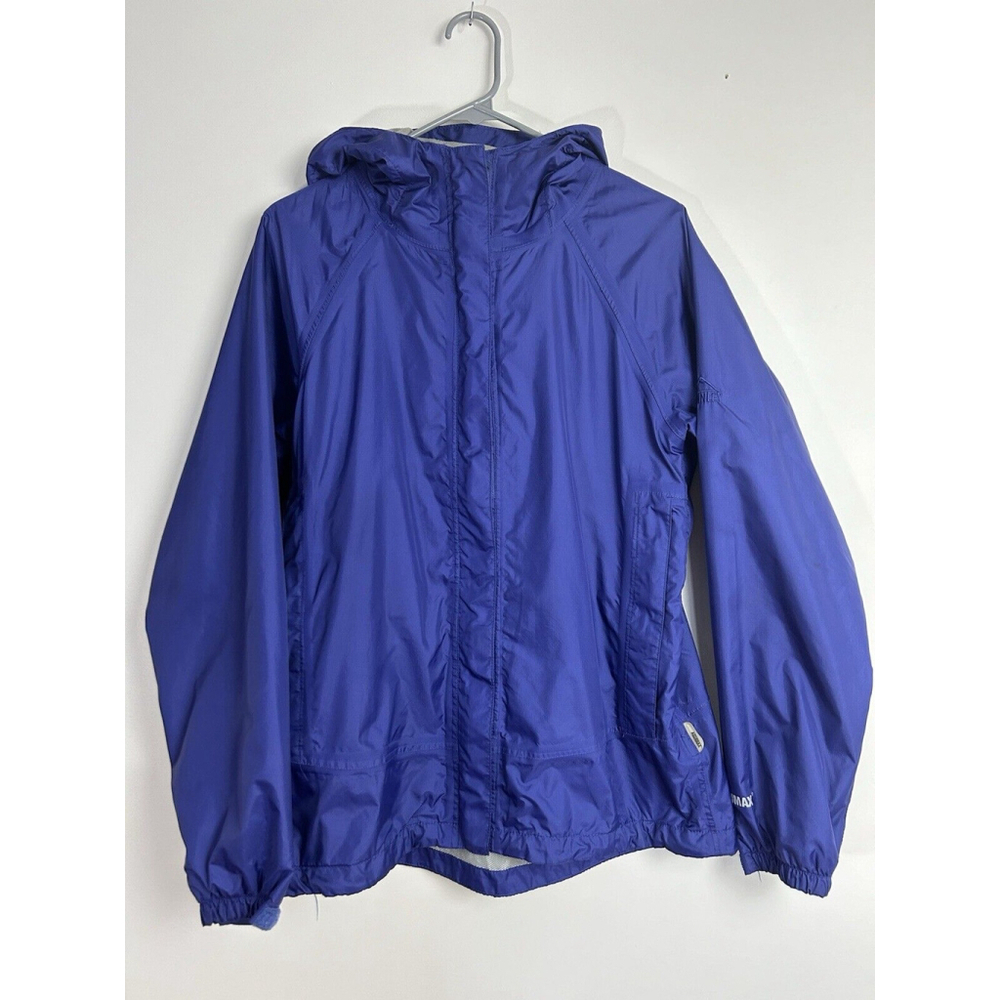 Mckinley Sz. LG Alliston Aquamax Hooded Lined Vented Rain Jacket Camping Hiking